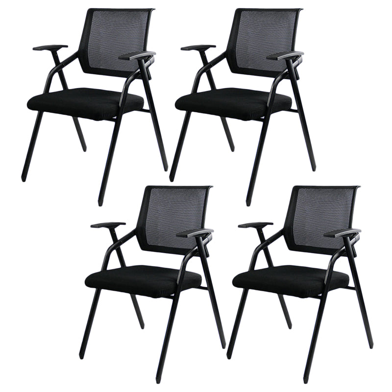 Black metal frame moderne conferentie stoel midachter computer bureaustoel met armen