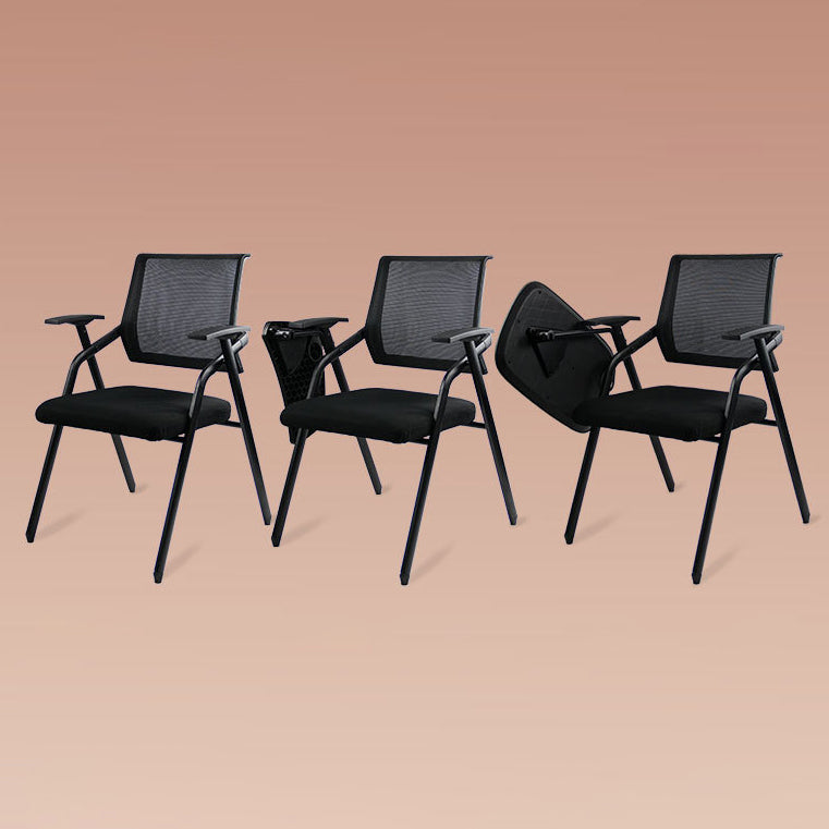 Black metal frame moderne conferentie stoel midachter computer bureaustoel met armen