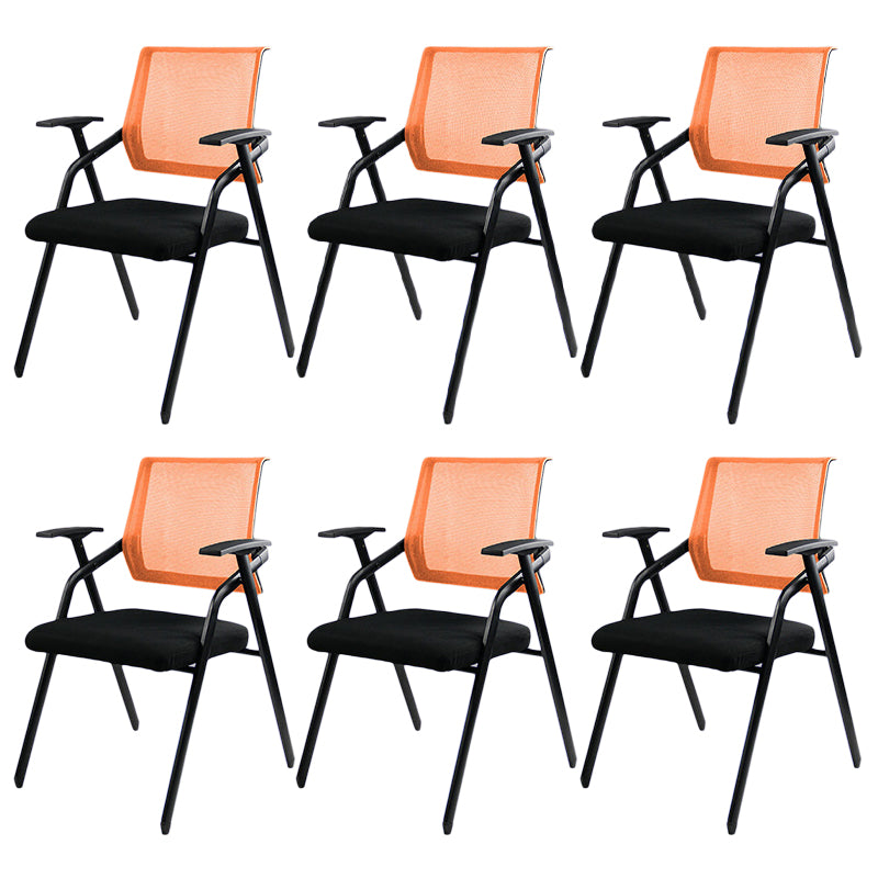 Black metal frame moderne conferentie stoel midachter computer bureaustoel met armen