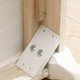 Testa del cassa in legno in legno in stile moderno con maniglia in ceramica