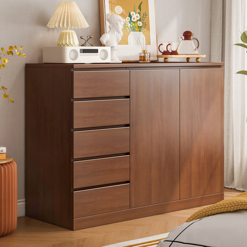 Coffre de rangement en bois de style moderne, commode de rangement pour chevet