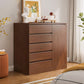 Coffre de rangement en bois de style moderne, commode de rangement pour chevet