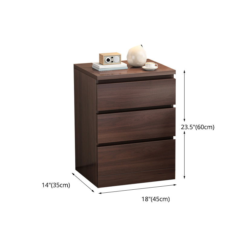 Coffre de rangement en bois de style moderne, commode de rangement pour chevet