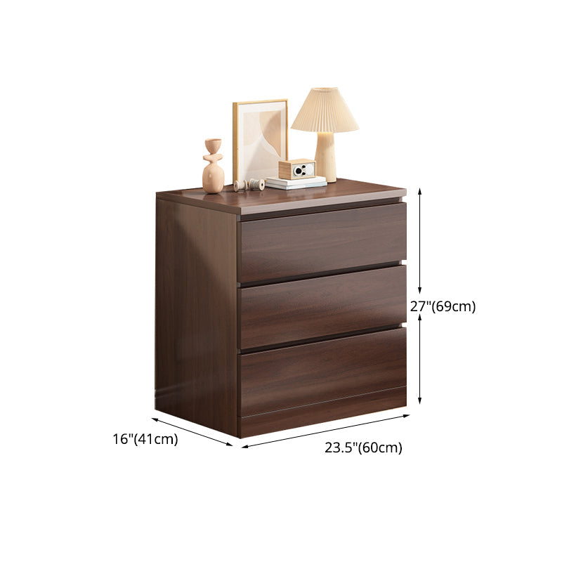 Coffre de rangement en bois de style moderne, commode de rangement pour chevet
