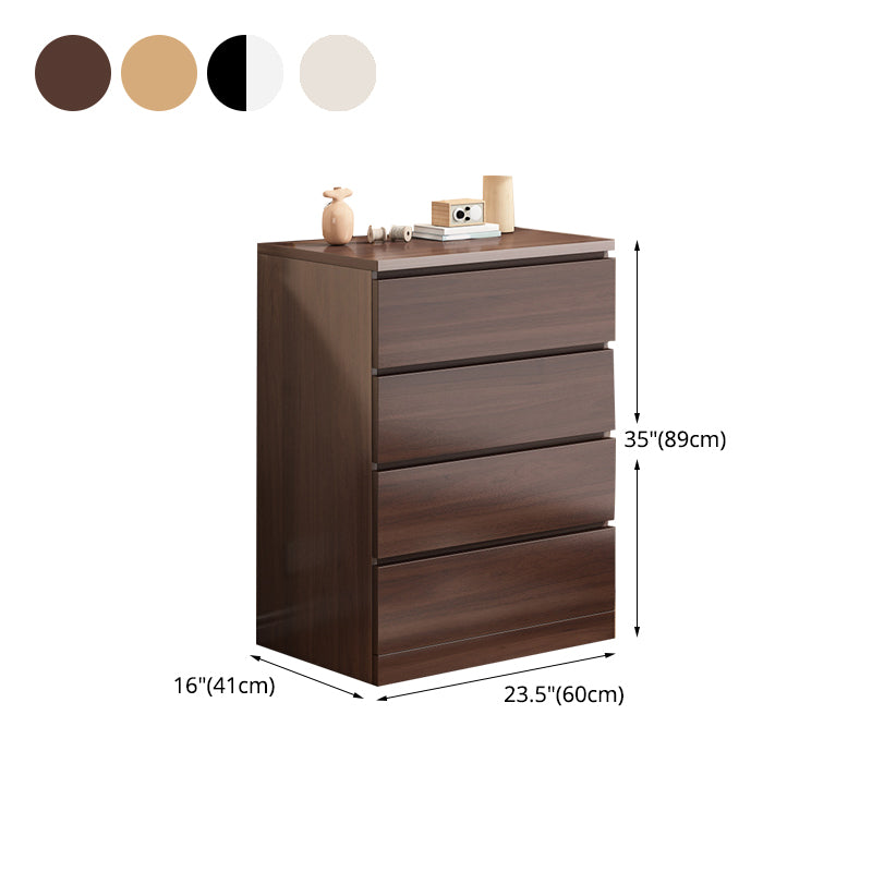 Coffre de rangement en bois de style moderne, commode de rangement pour chevet