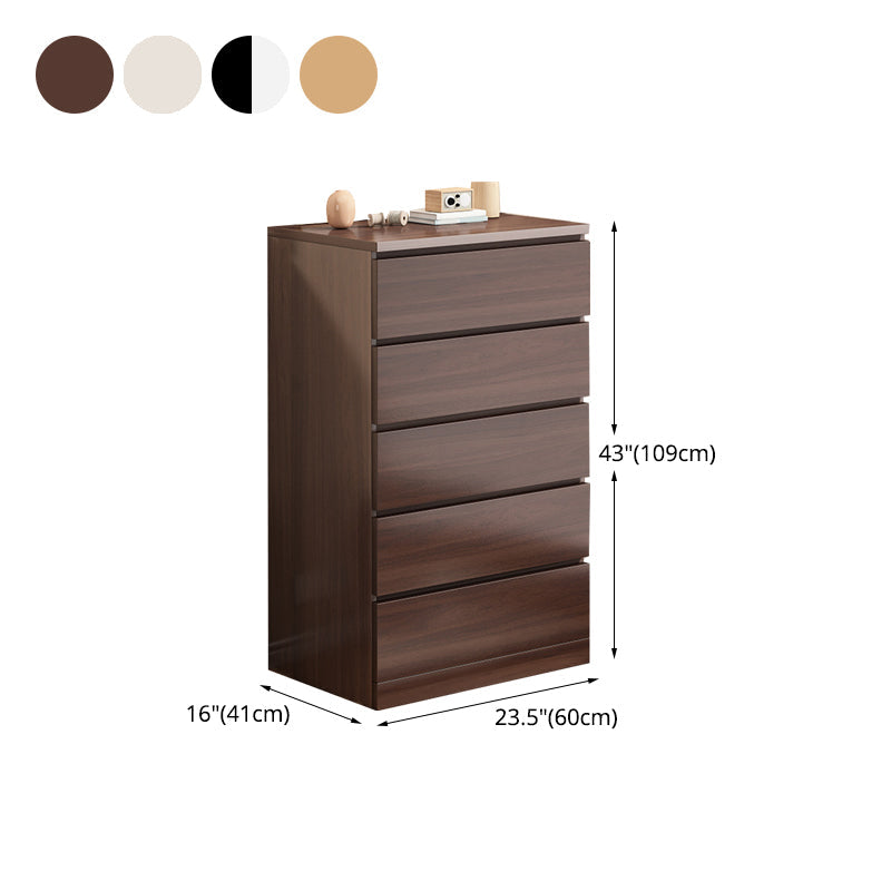 Coffre de rangement en bois de style moderne, commode de rangement pour chevet