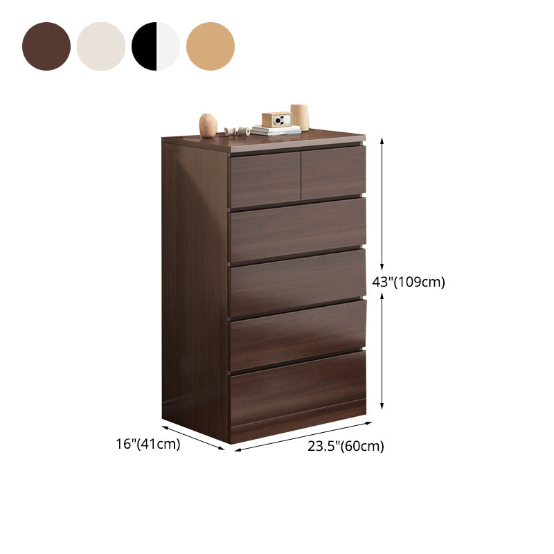 Coffre de rangement en bois de style moderne, commode de rangement pour chevet