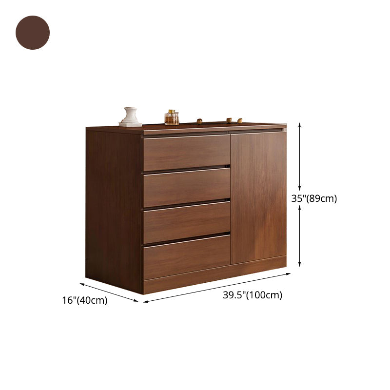 Coffre de rangement en bois de style moderne, commode de rangement pour chevet