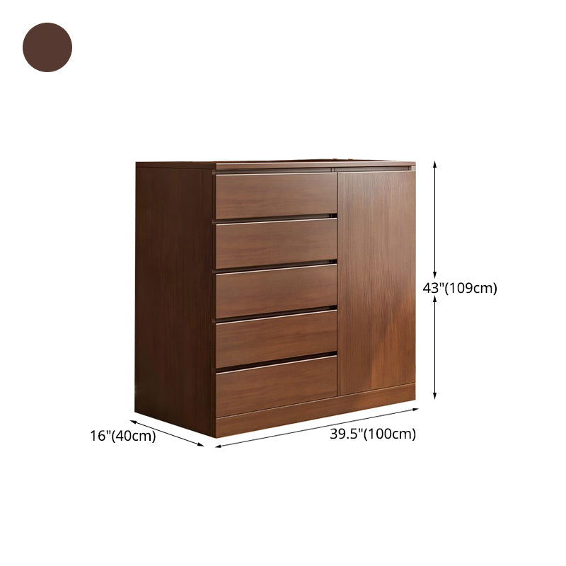 Coffre de rangement en bois de style moderne, commode de rangement pour chevet