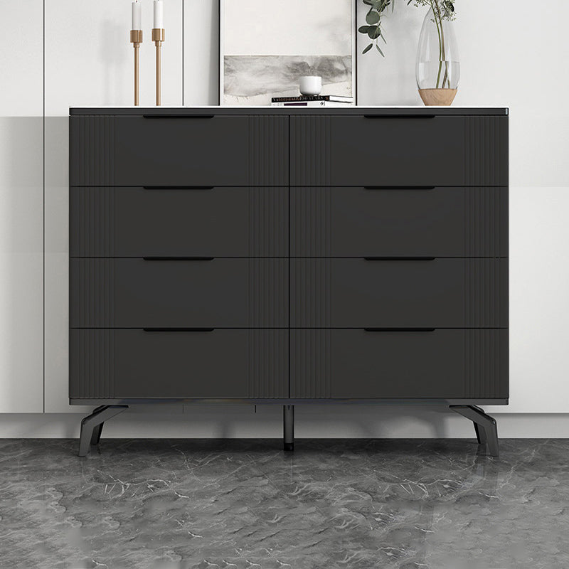 Rangement de salon coffre coffre de rangement de style glamour avec tiroirs