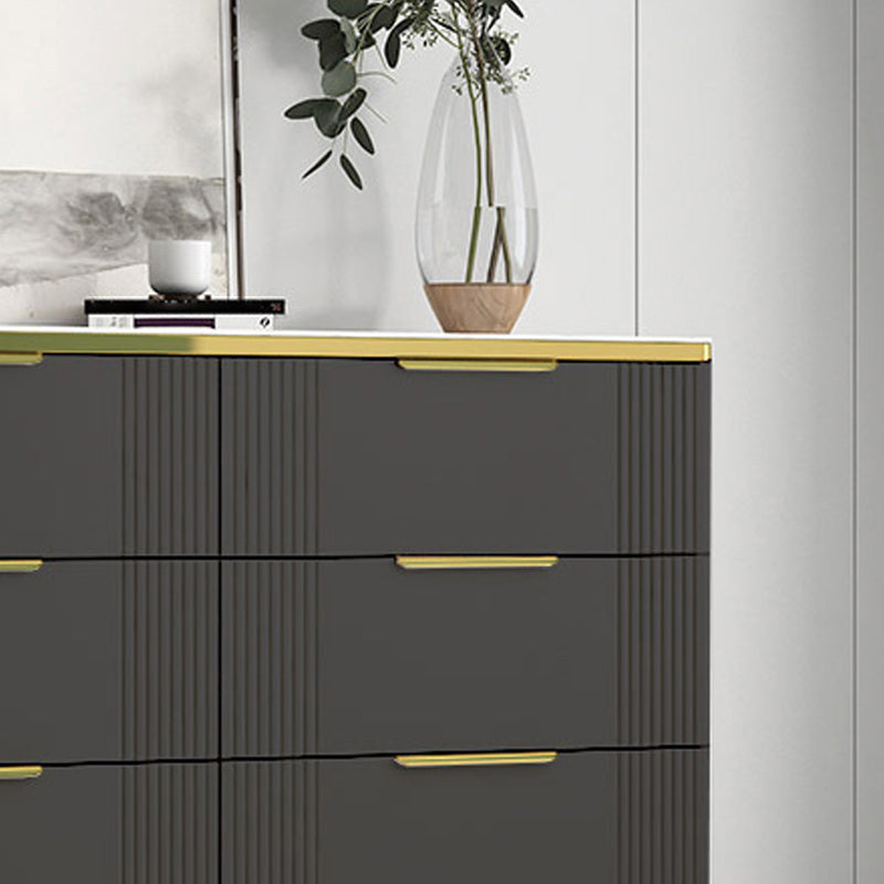 Woonkamer opbergkast dressoir glamour stijl opbergkist met laden