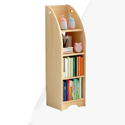 Modern Style Bookcase Solid Wood Bookshelf for Home Office Use 12.2"L x 11"W x 39.4"H Clearhalo 'Bookcases' 'furn' 'furn_bookcases' 'Furniture' 'Office Furniture' 5420311