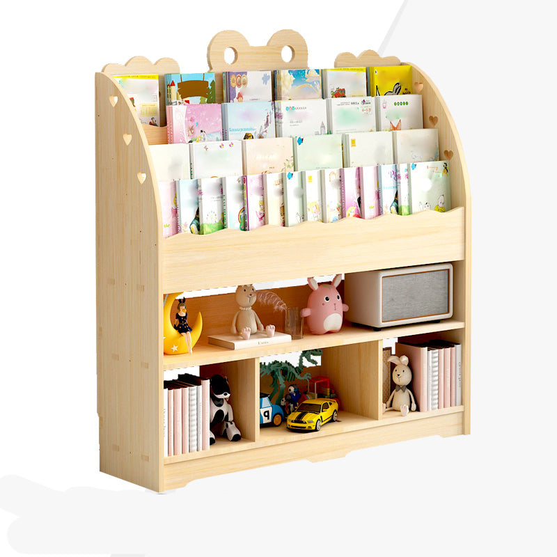 Modern Style Bookcase Solid Wood Bookshelf for Home Office Use 39.4"L x 11"W x 43.3"H Clearhalo 'Bookcases' 'furn' 'furn_bookcases' 'Furniture' 'Office Furniture' 5420314