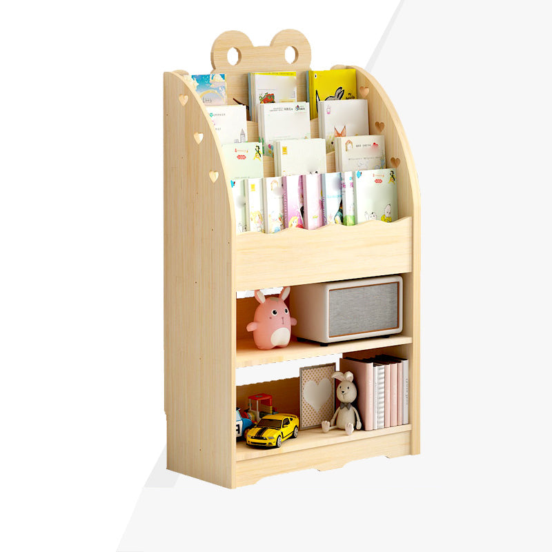 Modern Style Bookcase Solid Wood Bookshelf for Home Office Use 23.6"L x 11"W x 43.3"H Clearhalo 'Bookcases' 'furn' 'furn_bookcases' 'Furniture' 'Office Furniture' 5420316