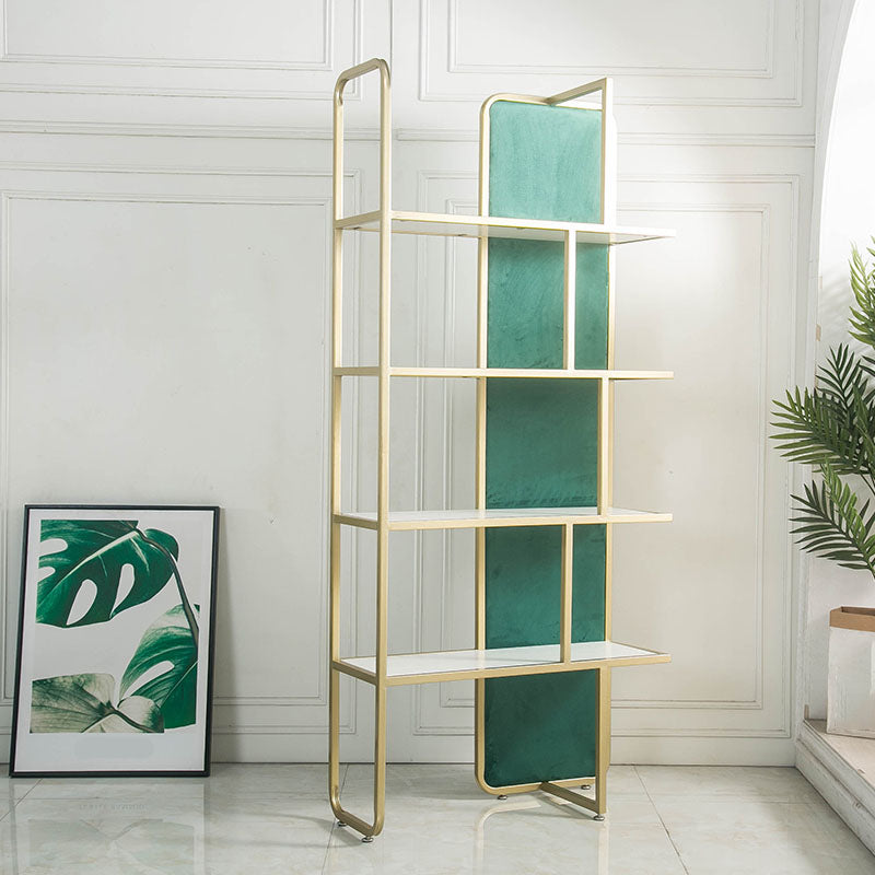 Modern Bookcase Metal Open Back Bookshelf for Home Office Use