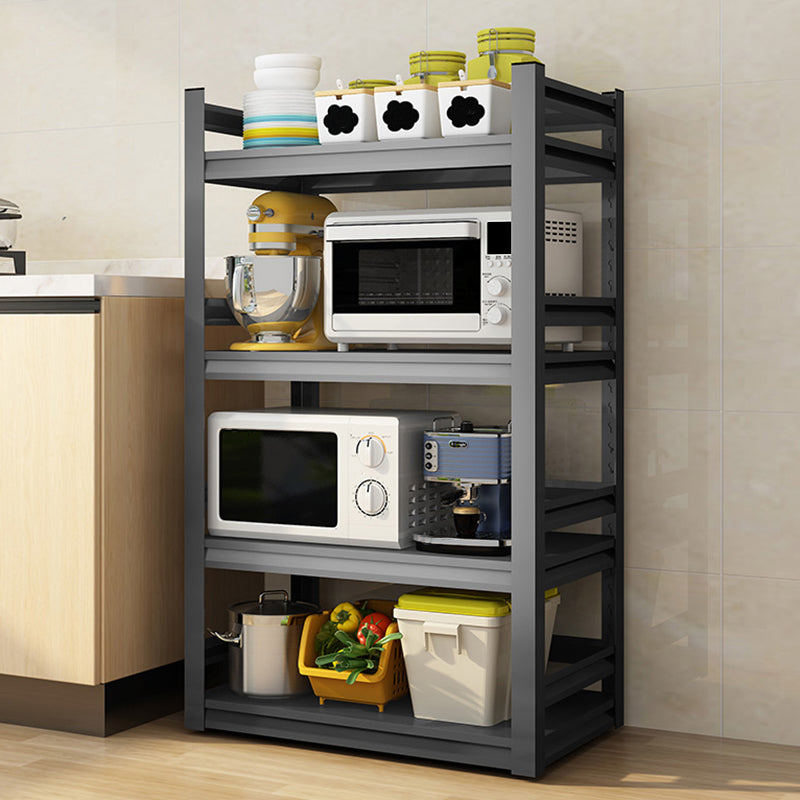 Estantería de almacenamiento de black metal abierto estantería moderna de la oficina en el hogar