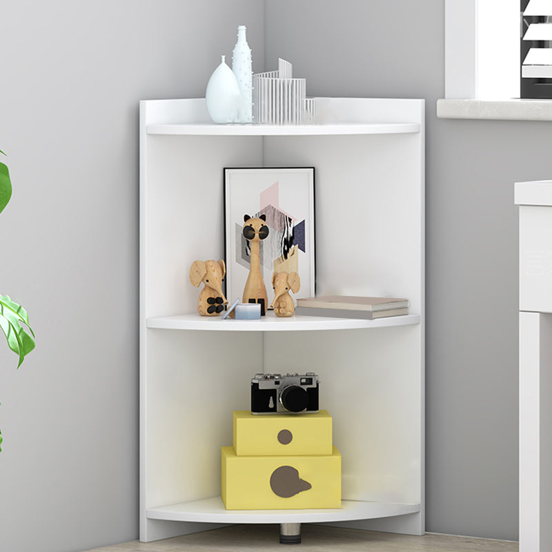 閉じた木製本棚モダンミニマリストホームリビングルームコーナーブックケース