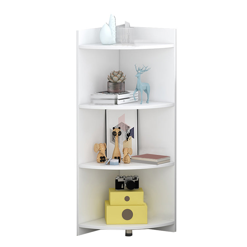 閉じた木製本棚モダンミニマリストホームリビングルームコーナーブックケース