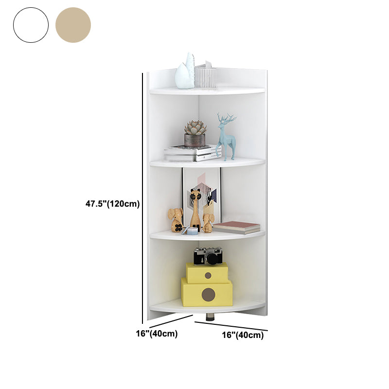 閉じた木製本棚モダンミニマリストホームリビングルームコーナーブックケース