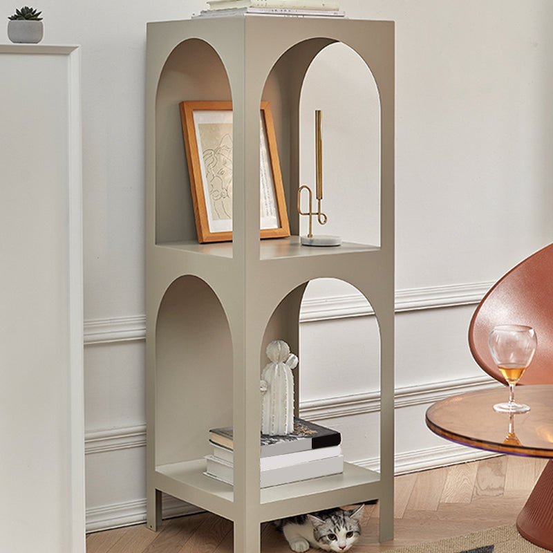 Closed Metal Bookshelf Modern Minimalist Home Living Room Corner Bookcase Clearhalo 'Bookcases' 'furn' 'furn_bookcases' 'Furniture' 'Office Furniture' 5420460