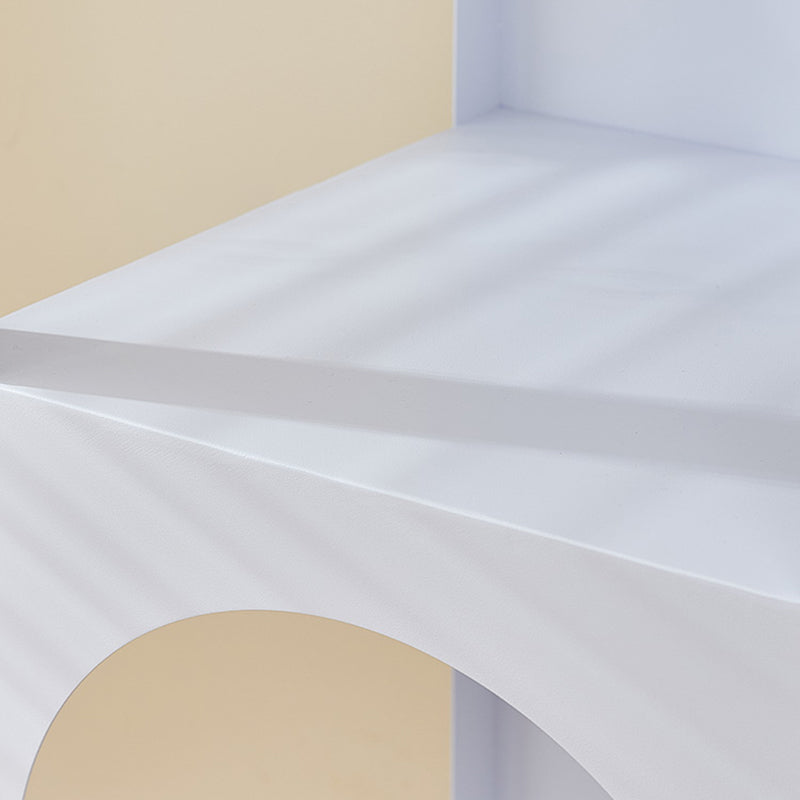 Closed Metal Bookshelf Modern Minimalist Home Living Room Corner Bookcase Clearhalo 'Bookcases' 'furn' 'furn_bookcases' 'Furniture' 'Office Furniture' 5420471