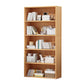 Scandinavian Style Standard Wood Bookshelf 23.6"L Home Bookcase 23.6"L x 9.4"W x 52.4"H Natural Clearhalo 'Bookcases' 'furn' 'furn_bookcases' 'Furniture' 'Office Furniture' 5420544