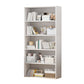 Scandinavian Style Standard Wood Bookshelf 23.6"L Home Bookcase 23.6"L x 9.4"W x 52.4"H White Clearhalo 'Bookcases' 'furn' 'furn_bookcases' 'Furniture' 'Office Furniture' 5420545
