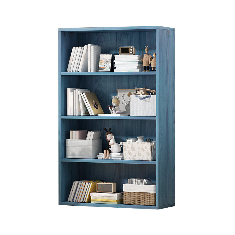 Scandinavian Style Standard Wood Bookshelf 23.6"L Home Bookcase 23.6"L x 9.4"W x 41.7"H Blue Clearhalo 'Bookcases' 'furn' 'furn_bookcases' 'Furniture' 'Office Furniture' 5420551