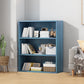 Scandinavian Style Standard Wood Bookshelf 23.6"L Home Bookcase 23.6"L x 9.4"W x 31.7"H Blue Clearhalo 'Bookcases' 'furn' 'furn_bookcases' 'Furniture' 'Office Furniture' 5420559