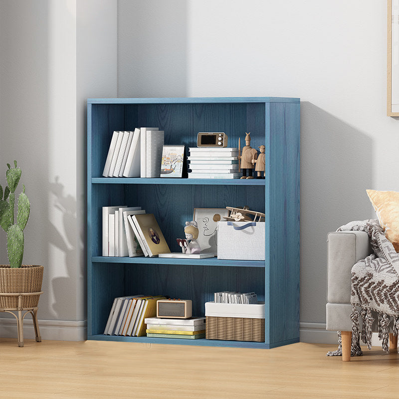 Scandinavian Style Standard Wood Bookshelf 23.6"L Home Bookcase 23.6"L x 9.4"W x 31.7"H Blue Clearhalo 'Bookcases' 'furn' 'furn_bookcases' 'Furniture' 'Office Furniture' 5420559