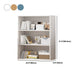 Scandinavian Style Standard Wood Bookshelf 23.6"L Home Bookcase Clearhalo 'Bookcases' 'furn' 'furn_bookcases' 'Furniture' 'Office Furniture' 5420560