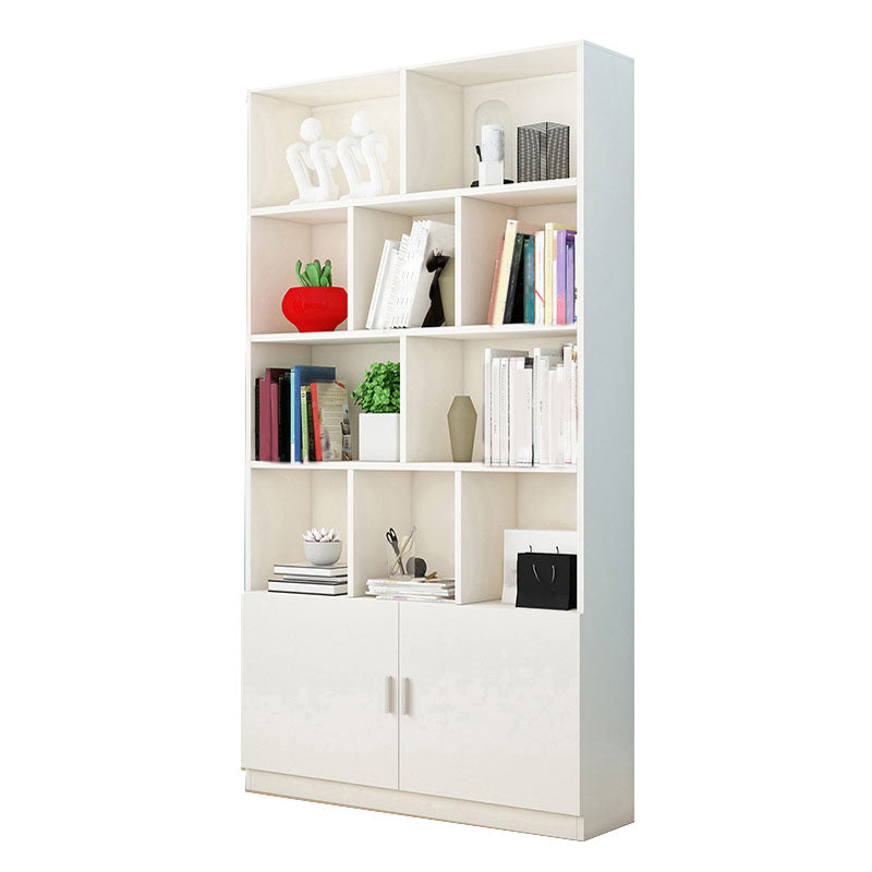 Closed Wooden Bookshelf Nordic Home Living Room Standard Bookcase