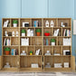 Closed Wooden Bookshelf Nordic Home Living Room Standard Bookcase