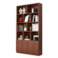 Closed Wooden Bookshelf Nordic Home Living Room Standard Bookcase