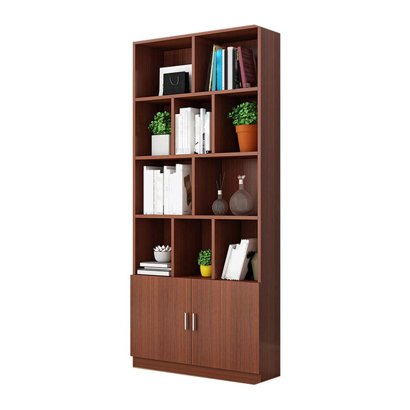 Closed Wooden Bookshelf Nordic Home Living Room Standard Bookcase
