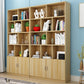 Closed Wooden Bookshelf Nordic Home Living Room Standard Bookcase
