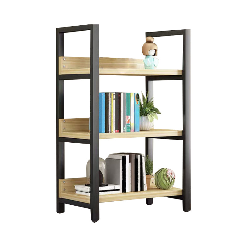 Industrial Steel Etagere Bookshelf 11.8"W Open Back Book Shelf