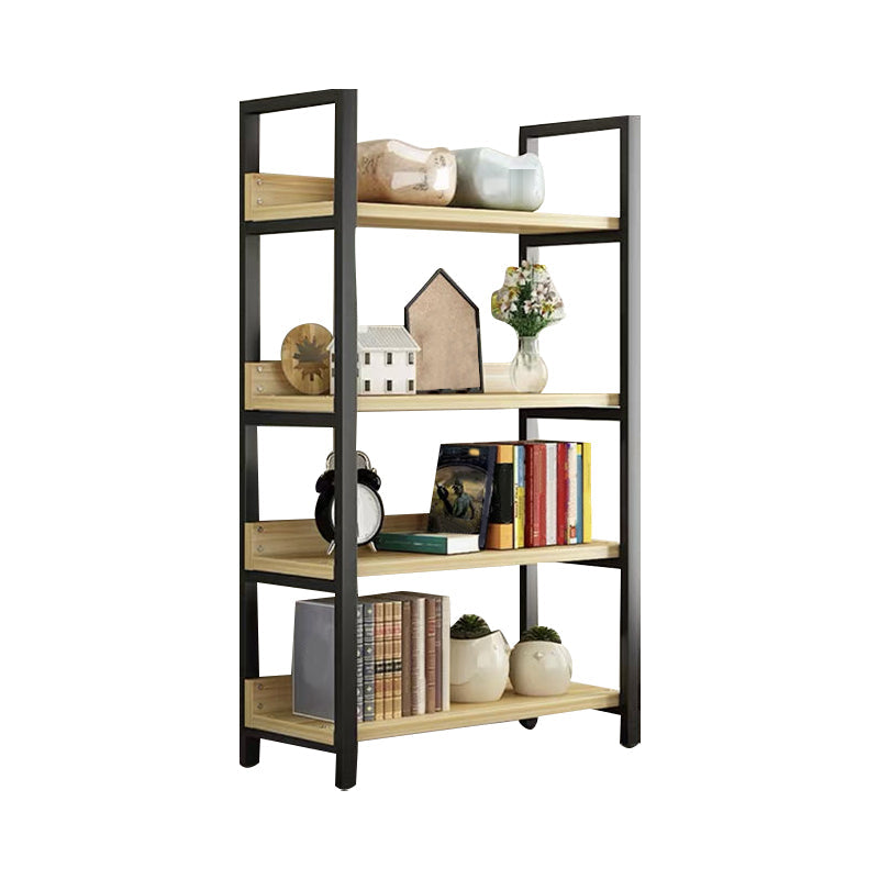 Industrial Steel Etagere Bookshelf 11.8"W Open Back Book Shelf