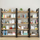 Industrial Steel Etagere Bookshelf 11.8"W Open Back Book Shelf