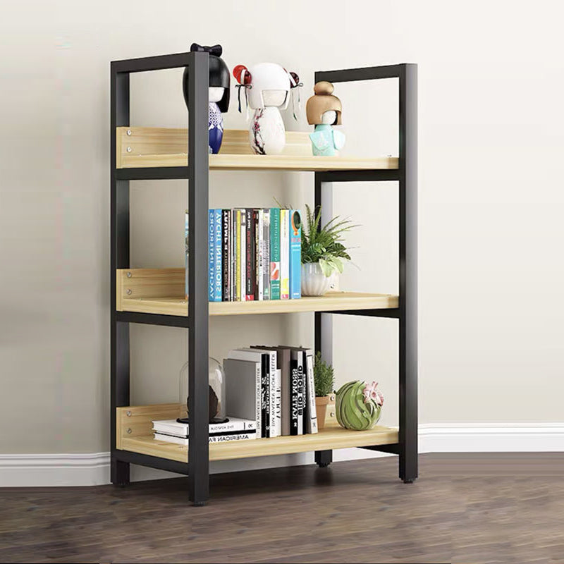 Industrial Steel Etagere Bookshelf 11.8"W Open Back Book Shelf