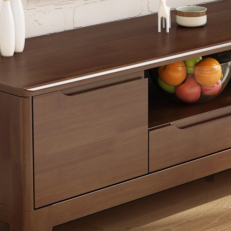 Solid Wood TV Console Traditional Home TV Cabinet with Splayed Wooden Legs Clearhalo 'furn' 'furn_tv_stands_entertainment_centers' 'Furniture' 'Living Room Furniture' 'TV Stands & Entertainment Centers' 'TV Stands & Media Storage Furniture' 'tv_stands_entertainment_centers' 5420882