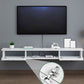 Engineered Wood TV Stand Modern Wall-mounted TV Cabinet with 2 Doors Clearhalo 'furn' 'furn_tv_stands_entertainment_centers' 'Furniture' 'Living Room Furniture' 'TV Stands & Entertainment Centers' 'TV Stands & Media Storage Furniture' 'tv_stands_entertainment_centers' 5420951