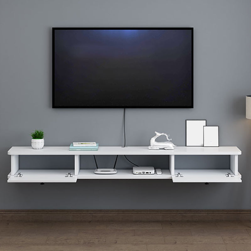 Engineered Wood TV Stand Modern Wall-mounted TV Cabinet with 2 Doors Clearhalo 'furn' 'furn_tv_stands_entertainment_centers' 'Furniture' 'Living Room Furniture' 'TV Stands & Entertainment Centers' 'TV Stands & Media Storage Furniture' 'tv_stands_entertainment_centers' 5420954