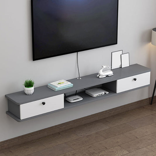 Stand TV in legno ingegnerizzato moderno mobile TV a parete con 2 porte