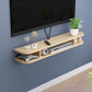 Contemporary Wall-mounted TV Cabinet Faux Wood TV Stand with 4 Shelves Wood Clearhalo 'furn' 'furn_tv_stands_entertainment_centers' 'Furniture' 'Living Room Furniture' 'TV Stands & Entertainment Centers' 'TV Stands & Media Storage Furniture' 'tv_stands_entertainment_centers' 5420980