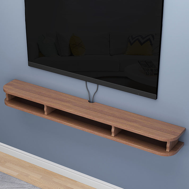 Contemporary Wall-mounted TV Cabinet Faux Wood TV Stand with 4 Shelves Clearhalo 'furn' 'furn_tv_stands_entertainment_centers' 'Furniture' 'Living Room Furniture' 'TV Stands & Entertainment Centers' 'TV Stands & Media Storage Furniture' 'tv_stands_entertainment_centers' 5420982
