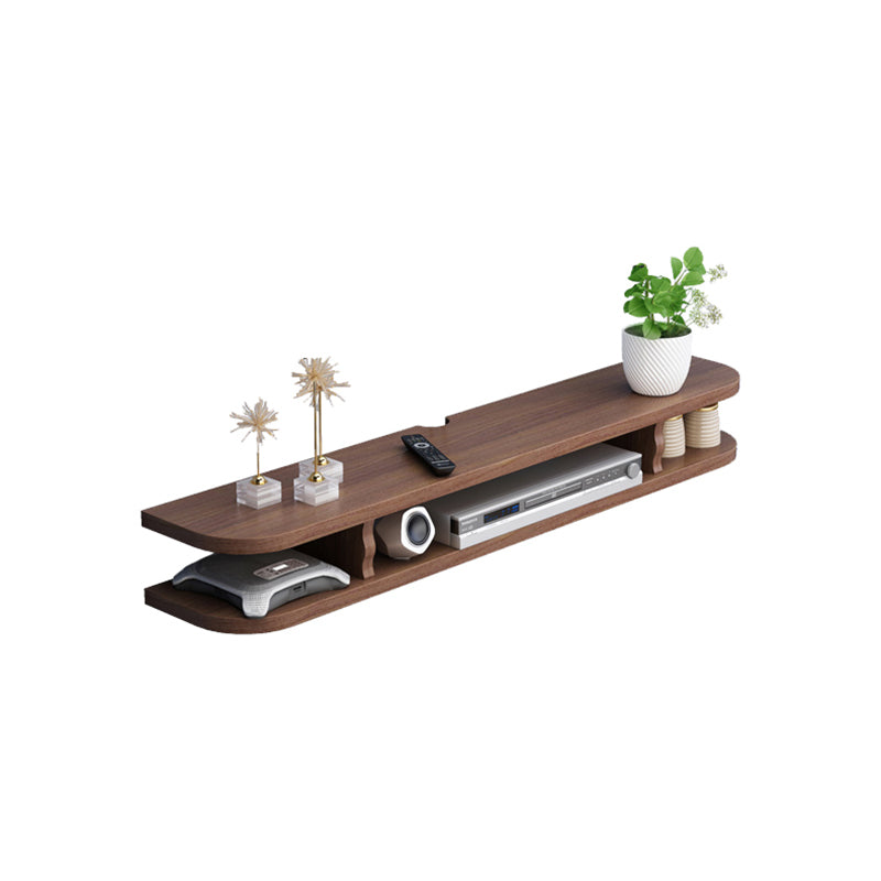 Contemporary Wall-mounted TV Cabinet Faux Wood TV Stand with 4 Shelves Clearhalo 'furn' 'furn_tv_stands_entertainment_centers' 'Furniture' 'Living Room Furniture' 'TV Stands & Entertainment Centers' 'TV Stands & Media Storage Furniture' 'tv_stands_entertainment_centers' 5420984
