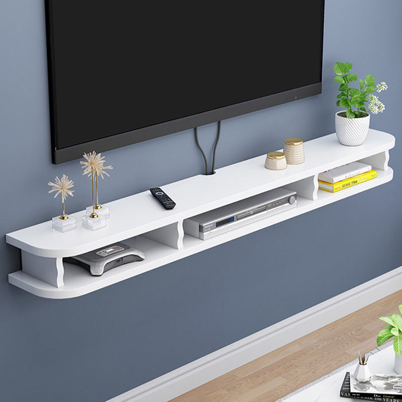 Contemporary Wall-mounted TV Cabinet Faux Wood TV Stand with 4 Shelves Clearhalo 'furn' 'furn_tv_stands_entertainment_centers' 'Furniture' 'Living Room Furniture' 'TV Stands & Entertainment Centers' 'TV Stands & Media Storage Furniture' 'tv_stands_entertainment_centers' 5420989