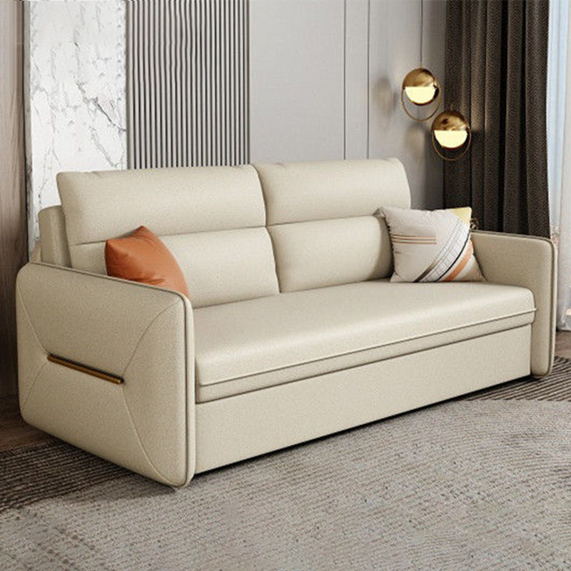 フェイクレザーステイン耐性ソファベッドコンテンポラリーベッドソファソファ