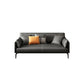 Faux Leather Sofa 33.46 " D x 30.70" H Square Arm  Sofa for Living Room